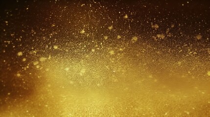 Obraz premium Glimmering Golden Sparkles Against a Soft Background, Creating an Ethereal and Dreamy Atmosphere in a Beautiful Abstract Scene for Artistic or Creative Projects