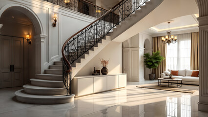 Fototapeta premium Elegant Home Design with Intricate Details