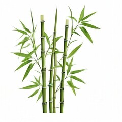 Vibrant Green Bamboo Stalks, the AI Image Generator,