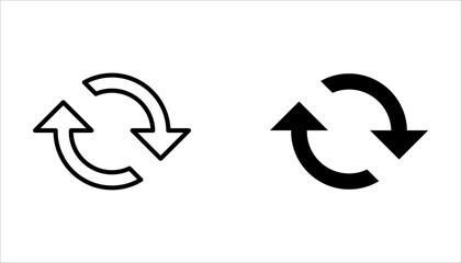 Update icon set. for mobile concept on white background