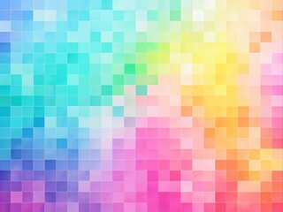 Fototapeta premium Minimalist Color Pixel Pattern in Soft Pastel Tones Creating a Calming and Modern Aesthetic for Artistic and Interior Design Applications