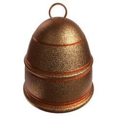 The  Christmas Bell for Holiday concept 3d rendering.
