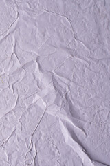 Abstract white crumpled and creased recycle paper texture background
