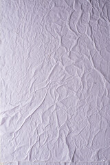 white crumpled and creased glued wrinkled paper poster texture background