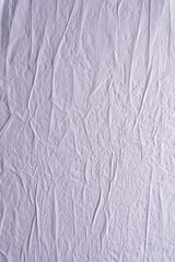 white crumpled and creased glued wrinkled paper poster texture background