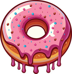 Donut Food Vector illustration design
