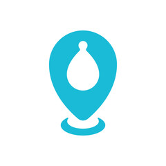 Location Logo Template Icon