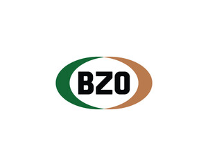BZO logo design vector template. BZO