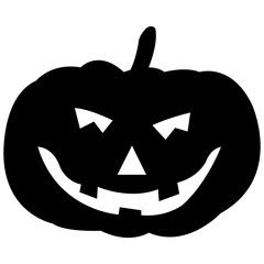 Pumpkin silhouettes. Pumpkins icons. Vector halloween pumpkin silhouette.