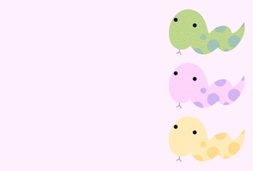 ヘビの背景（ザラザラ）　B-2'