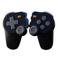 Broken Gaming Controller 3D Illustration © Fahrul