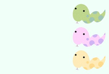 ヘビの背景（ザラザラ）　B-3 '