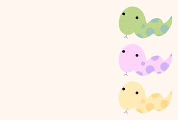 ヘビの背景（ザラザラ）　B-4'