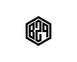 BZQ logo design vector template. BZQ