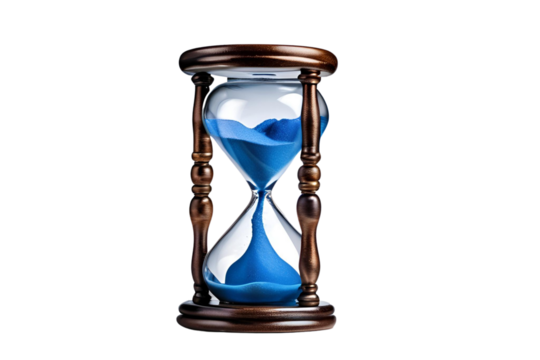 hourglass isolated on transparent background - Powered by Adobe