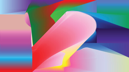 Generic gradient layout colorful background design.