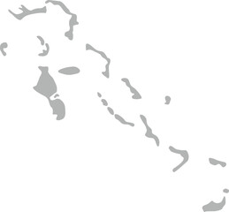 Grey Bahamas Map