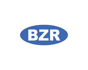 BZR logo design vector template. BZR