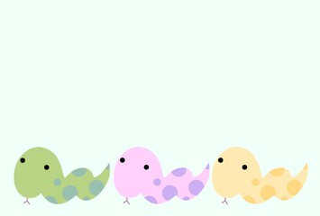 ヘビの背景　C-3