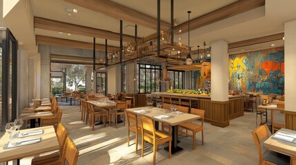 Elegant Restaurant Interior Design: A Modern Culinary Experience
