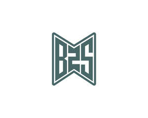 BZS logo design vector template. BZS