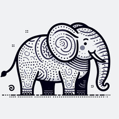 ilustration of elepant