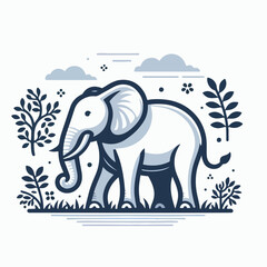 ilustration of elepant