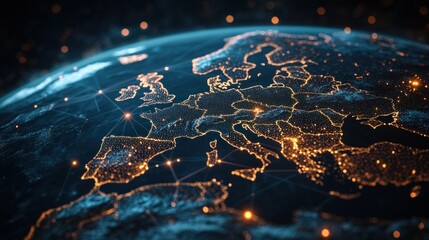 Europe's Connected Network: A Digital Map of the Continent