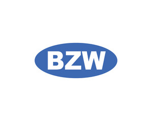 BZW logo design vector template. BZW