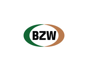 BZW logo design vector template. BZW