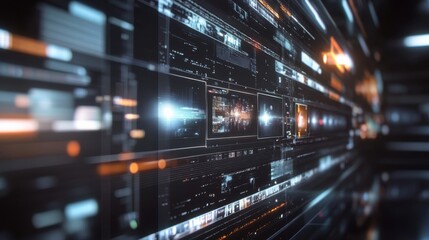 A clean, well-organized video timeline showing clips arranged
