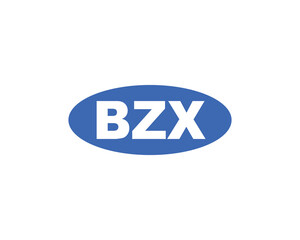 BZX logo design vector template. BZX