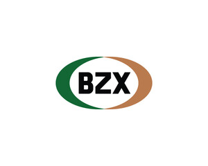BZX logo design vector template. BZX