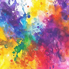 Mardi Gras Digital Watercolor Background