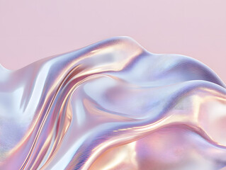 Obraz premium Holographic neon background ,Colorful psychedelic abstract. Pastel color waves for background