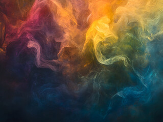 Fototapeta premium Holographic neon background ,Colorful psychedelic abstract. Pastel color waves for background