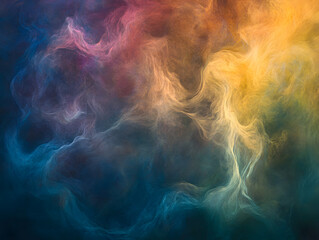 Fototapeta premium Holographic neon background ,Colorful psychedelic abstract. Pastel color waves for background