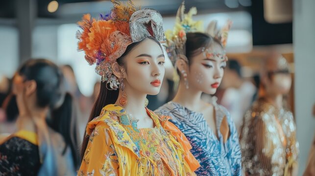 Thai fashion and design students participating in a global competition,