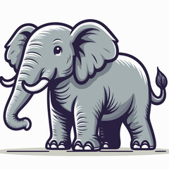 elephant cartoon illustration