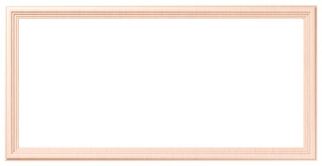 3D素材_木製の額縁_四角