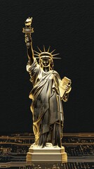 The construction of the Statue of Liberty from new technologies and innovations.