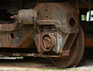 Museum of parked trains in La Plancha park