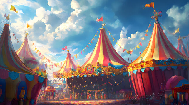 Carnival Tent background
