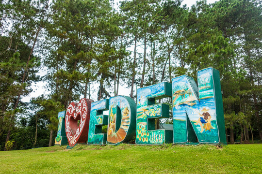 Beautiful Nature Park in Eden Mountain Resort in Davao City Philippines