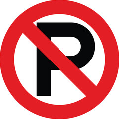 No parking symbol