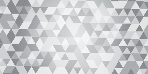 	
Geometric modern square vector surface square triangle creative pattern. White and gray texture art banner, web and template low polygon background.