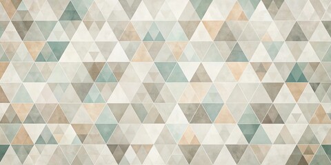 Abstract Neutral Tone Triangular Geometric Pattern Design for Textile, Wallpaper, or Surface Texture