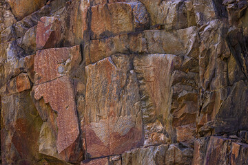 Close Up Of Canadian Shield Rock
