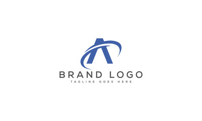 letter A logo design vector template design for brand.