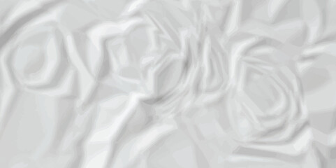 White old parchment cardboard paper crumpled pattern texture. Wrinkled white poster paper texture background.